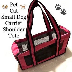 🐾 Pet Cat Dog Carrier Shoulder Tote Bag Trip Travel Mesh Lightweight 🐈